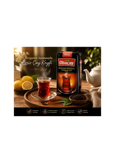 Bergamot Aromalı Siyah Çay 1 Kg X 6 Paket