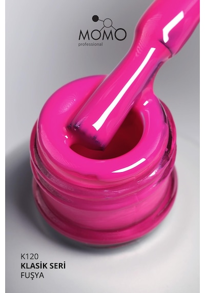 Momo Professional Kalıcı Oje K120 Fuşya 14 Ml