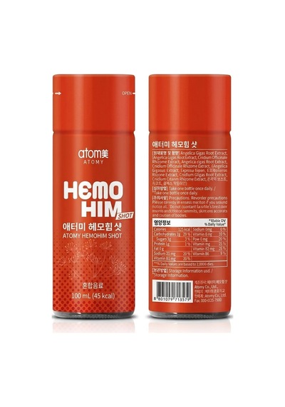 Atomy Hemohım Shot Bitkisel İçerikli Fonksiyonel İçecek 100 Ml