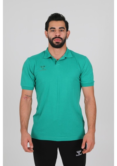Hummel Armin Pamuklu Polo Yaka Tişört Yeşil