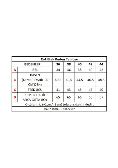 Balins Kadın Kot Etek Koyu Mavi Koyu Mavi