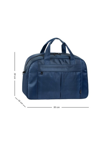 Galb Leather Komple Astarli 1 Kalite Capraz Askilikli Seyahat Cantasi Lacivert
