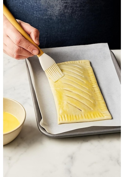 Tr 5'li Silikon Spatula Seti Bambu Saplı Mutfak Gereçleri Isıya Dayanıklı Yapışmaz Hamur Karıştırıcı Pasta F Diğer