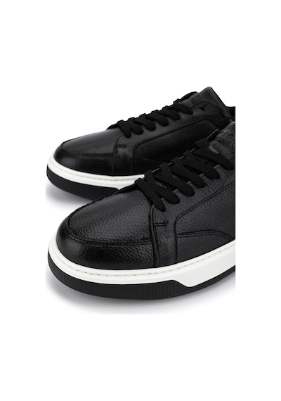 Tamer Tanca Erkek Hakiki Deri Siyah Sneakers & Spor Ayakkabı 1212 3522 Erk Ayk Y26 Sıyah Dr