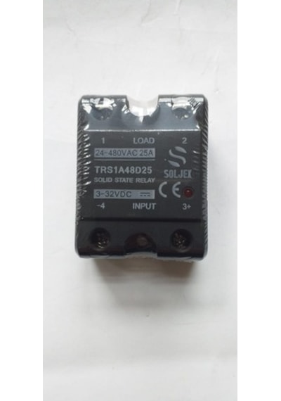 Soljex Trs1A48D25 Solid State Relay Ssr 25A Input: 3-32Vdc