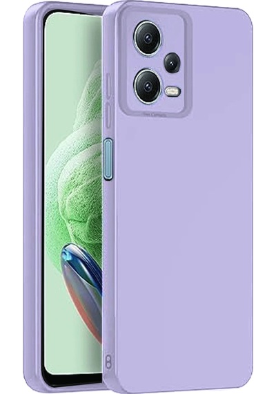 Newface Xiaomi Redmi Note 12 Pro 5g Kılıf Nano İçi Kadife Silikon Semeglbl - 88 - Lila