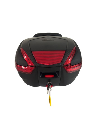 Wheelıe Xt62-b 38 Litre Motosiklet Arka Çanta Tak Çıkart Özellikli Siyah Su Geçirmez Abs Top Case  Üniversal