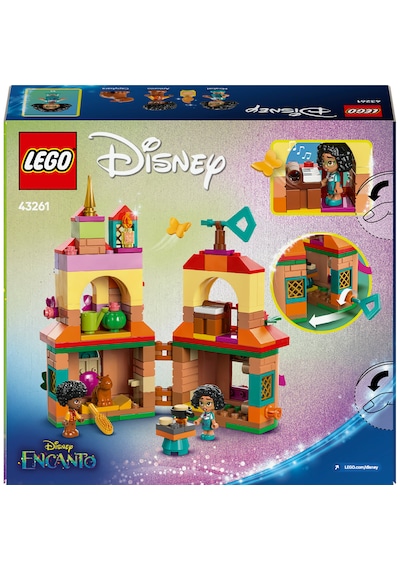LEGO® ǀ Disney Mini Enkanto Evi 43261 - 5 Yaş ve Üzeri Prenses Seven Çocuklar için Yaratıcı Oyuncak Yapım Seti (186 Parça)