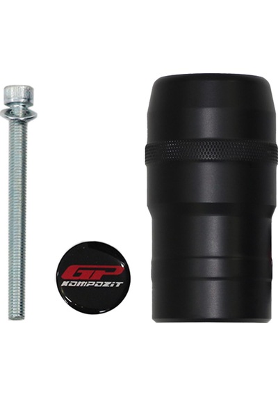 GP Kompozit Yamaha Tenere 700 2019-2022 Uyumlu Egzoz Koruma Takozu Siyah