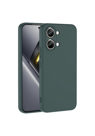 Xiaomi Poco X8 Pro Max Kılıf Zore Mara Lansman Kapak Xiaomi Poco X8 Pro Max Zore - Koyu Yeşil