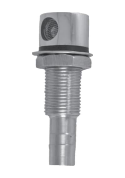 Hava Firarı Düz 1/2'' Krom