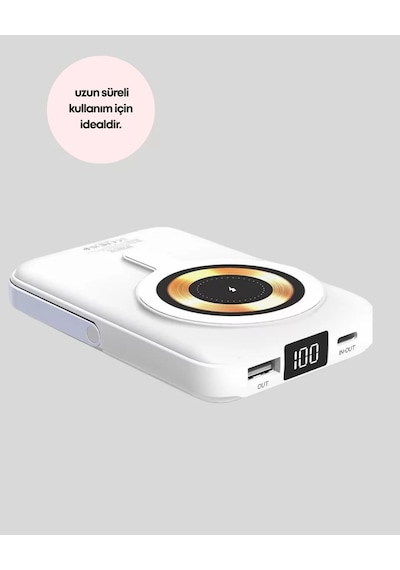 Hepsi Lcd Göstergeli Manyetik Powerbank Type C Usb Girişli Yeni Nesil Najmaddin Diğer