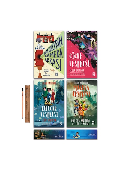 İlk Genç Timaş Sözcüklerin Kamera Arkası - Çiçek - Gelecek - Macera Ekspresi Set 4 Kitap