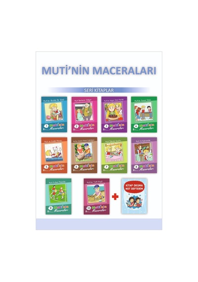 1.sınıflar İçin Muti'nin Maceraları Öykü Dizisi + Kitap Okuma Not Defteri