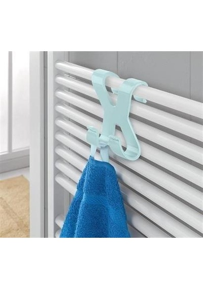 Hang İt Pratik Kolay Taşımabilir Havlupan 2 Kancalı Banyo Askısı Çok Renkli