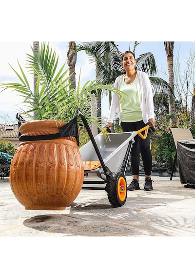 Worx Wg050 100lt./136kg. Profesyonel Çok Amaçlı El Arabası, Taşıma Arabası Fr Wg050