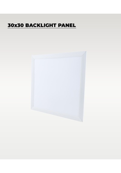 24w 30x30 Backlight Led Panel Armatür 4000k Gün Işığı 2 Adet Beyaz