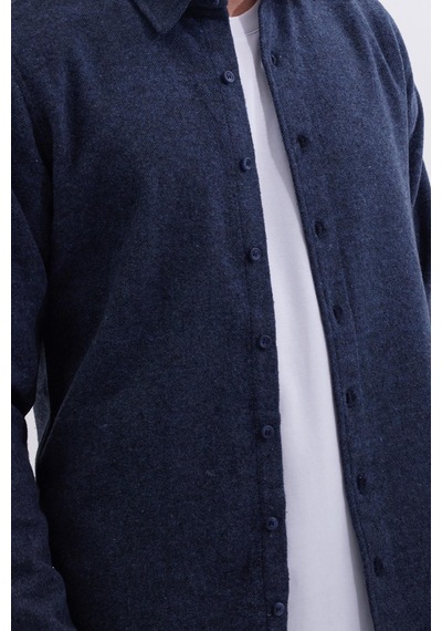 Tudors Erkek Slim Fit Dar Kesim Uzun Kollu Düz Kışlık Oduncu Lacivert Gömlek-41540 Lacivert Tudors Erkek Slim Fit Dar Kesim Uzun Kollu Düz Kışlık Oduncu Lacivert Gömlek-41540 Lacivert
