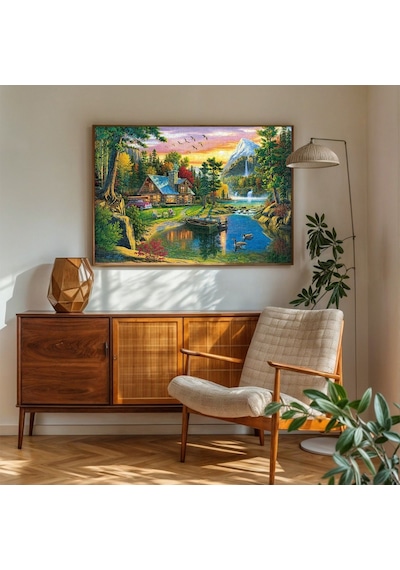 Ks Games 1000 Parça Mountain Paradise Puzzle - Kim Norlien
