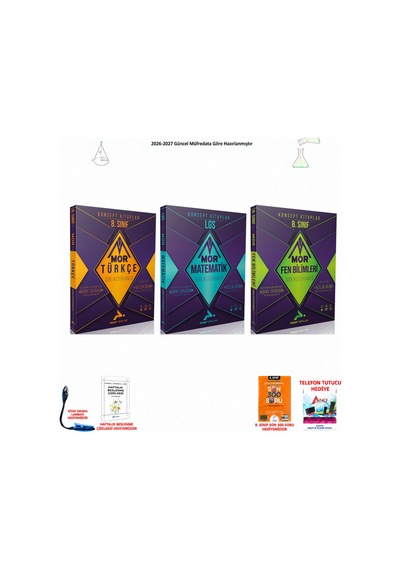 Paraf 8. Sınıf Lgs Mor Ana 3 Ders 3 Kitap Seti