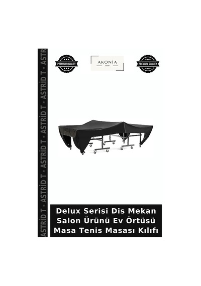 Delux Serisi Dis Mekan Salon Ürünü Ev Örtüsü Masa Tenis Masası Kılıfı