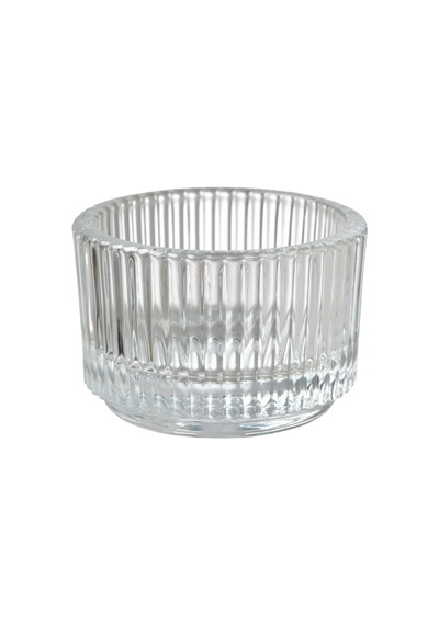 Eva 2 Adet Cam Tealight Mumluk Sunumluk