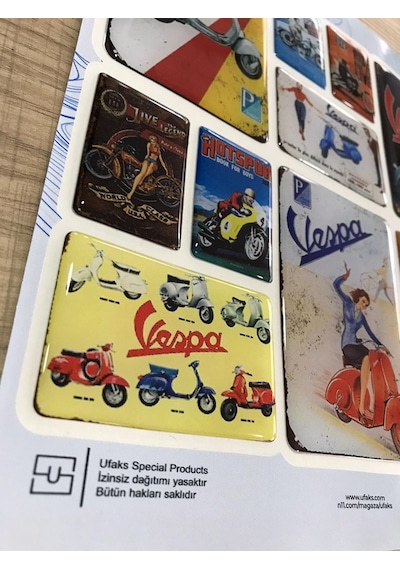 Vespa Set Damla Sticker N11.42737