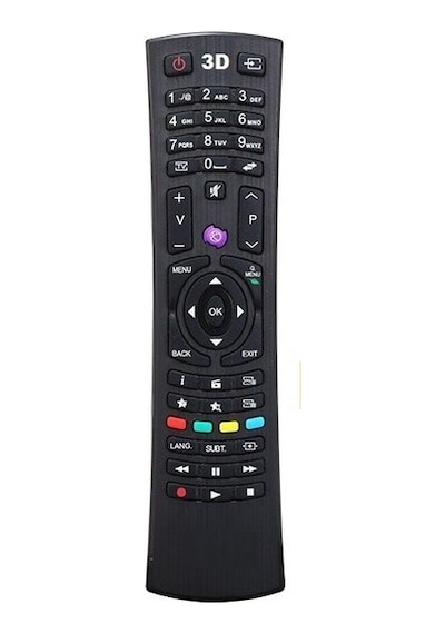 Vestel Uyumlu - Seg - Regal - Hı-Level Lcd Led Tv Kumanda Mor + 2 Pil