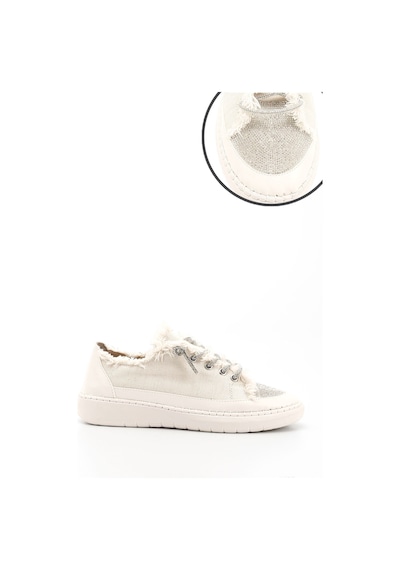 Gönderi(R) Gönderi R Bej Kot Triko Taşlı Comfort Dolgu Taban Sneaker Bej
