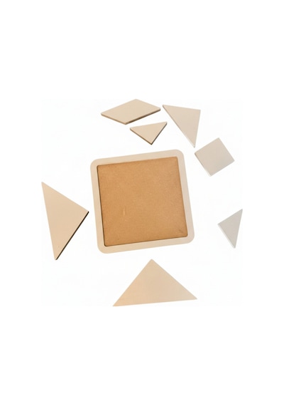 Doğal Montessori Eğitici Denge Oyunu - El Yapımı Yapboz Puzzle Seti