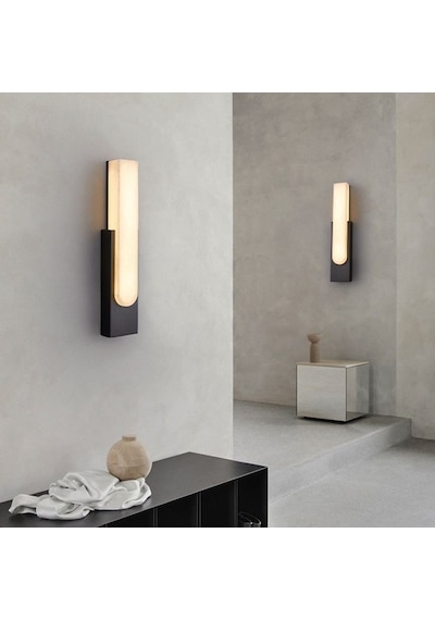 2 Adet 10 Watt, 3200 Kelvin Dekoratif Led Aplik İç Ve Dış Mekan Aydınlatma Armatürü Led Duvar Apliği Gün Işığı - Sarı