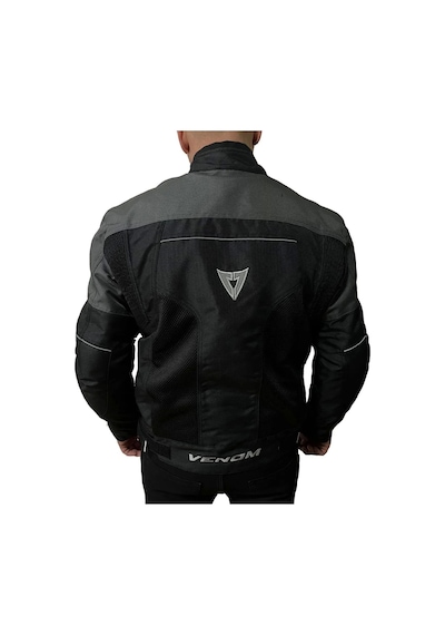Dynamic 4 Mevsim Siyah Gri Motosiklet Montu