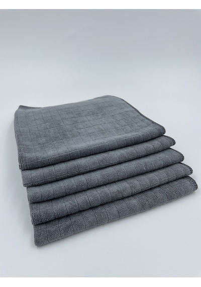 LiveBlue MissClean Mikrofiber Mutfak Bezi Gri 5'li 40 x 40 CM