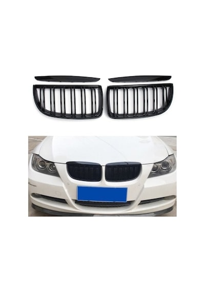 Hdmtuning Bmw E90 M3 Lci Ön Panjur Izgara Böbrek Piano Black 2006-2008 Arası
