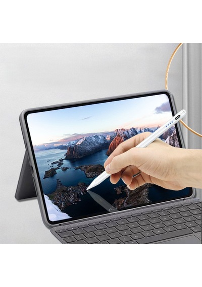 Tüm Tablet Telefonlarla Uyumlu Universal Dokunmatik Yazı Çizim Kalemi Stylus Avuç İçi Red Yoktur
