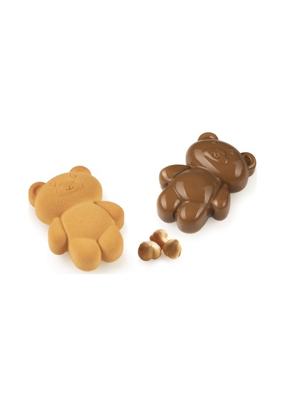 36.441.87.0065 Silikomart Teddy Bear 68 Silikon Kalıp Kahverengi