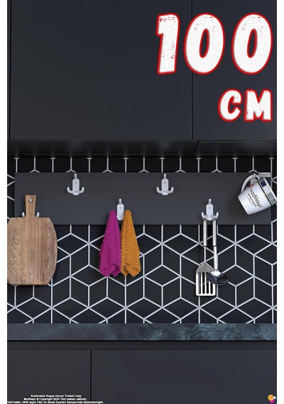 Geyik 18 Kancalı Mutfak Askısı 3'lü Set 86,4x19 Cm - Şık Tasarım, Çok Amaçlı Düzenleyici Ve Yer Tasarrufu Gri Geyik 18 Kancalı Mutfak Askısı 3'lü Set 86,4x19 Cm - Şık Tasarım, Çok Amaçlı Düzenleyici Ve Yer Tasarrufu Gri