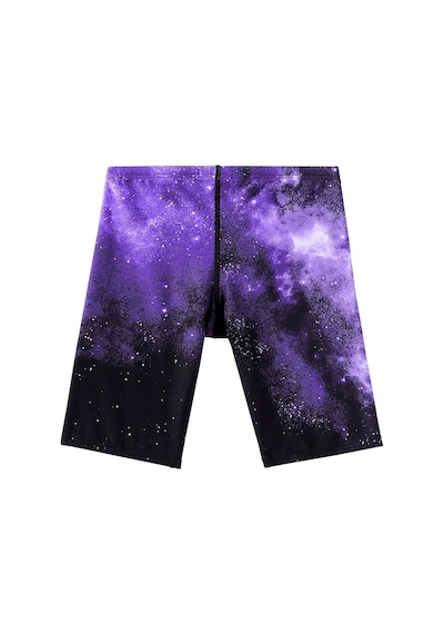 Tyr Durafast Elite Erkek Çocuk Jammer Mayo - Starborne Mor - Siyah