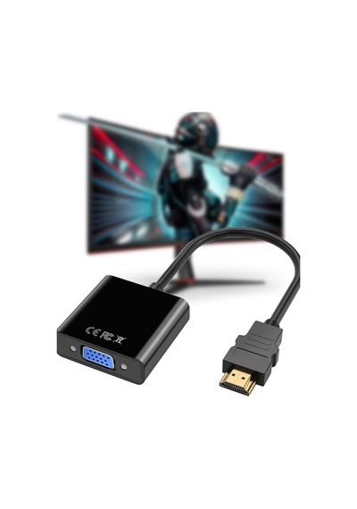 Hdmı To Vga Kablo Çevirici Dönüştürücü Görüntü Aktarıcı Hdvga015