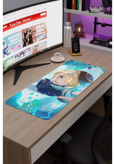 Freminet Genshin Impact Anime Gacha V5 - 70x30 Xl Gaming Mouse Pad Fare Altlığı