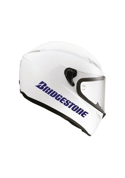Tek Renk Bridgestone Bridgestone Helmet Stickers Kask Sticker Etiket Modeli
