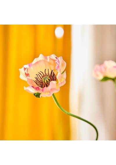 Ikea Smycka Yapay Çiçek, Pembe, 51 Cm, İç-dış Mekan Gelincik