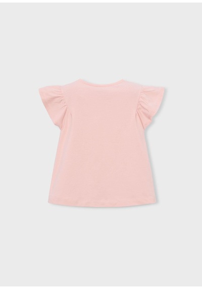 Mayoral Kız Çocuk Baskılı Tshirt Pembe Pembe