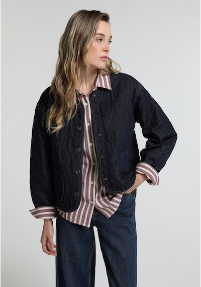 Colin's Colins Regular Fit Düğmeli Astarlı Kadın Dark İndigo Denim Ceket Cl1082792 Q1.v1 Dn45174 Colin's Colins Regular Fit Düğmeli Astarlı Kadın Dark İndigo Denim Ceket Cl1082792 Q1.v1 Dn45174