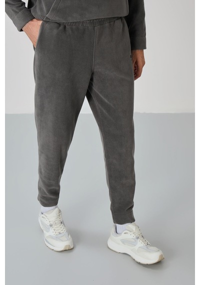 Tommy Life Carol Koyu Gri Polar Erkek Eşofman Takım - 85226 Koyu Gri
