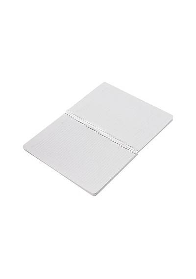 A4 Pet Spiralli Karton Kapaklı Defter 144 Yaprak - Çizgili - Sarı 103 Ivory