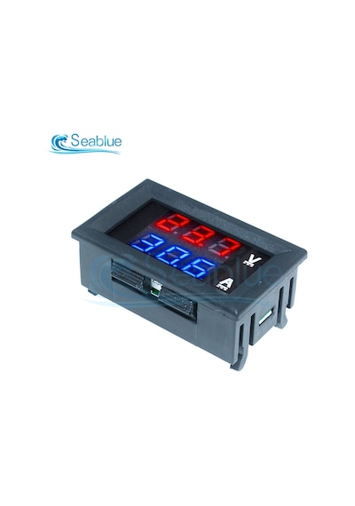 Dc 0-100v 10a 50a 100a Led Dijital Voltmetre Ampermetre Araba Motosiklet Gerilim Akım Ölçer Volt Dedektör Test Cihazı Monitör Paneli