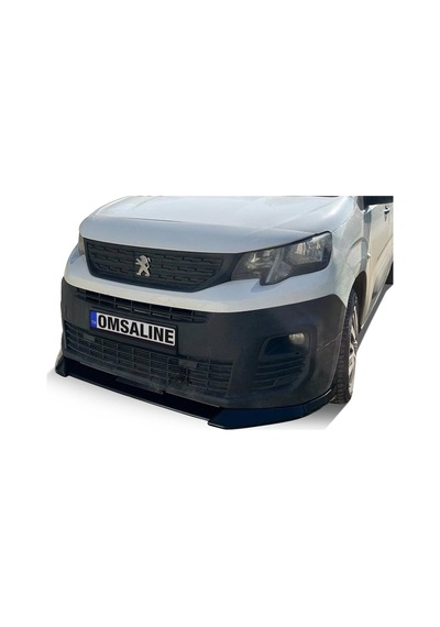 Peugeot Partner Ön Tampon Lip Piano Black 2018-2022 Arası