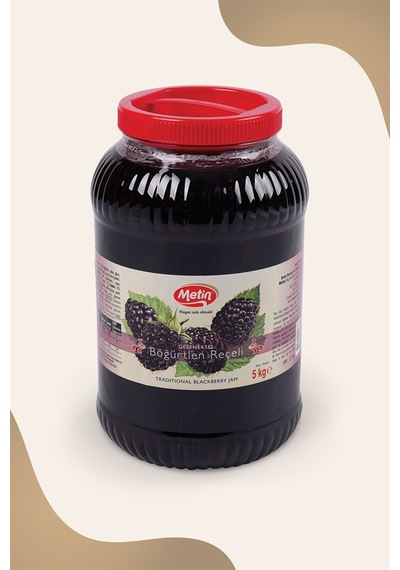 Metin Böğürtlen Reçeli 5 KG