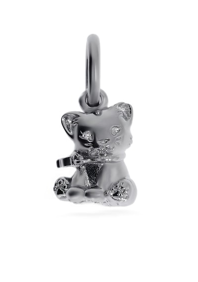 Kadın Tatlı Kedi Model Gümüş Charm Gümüş